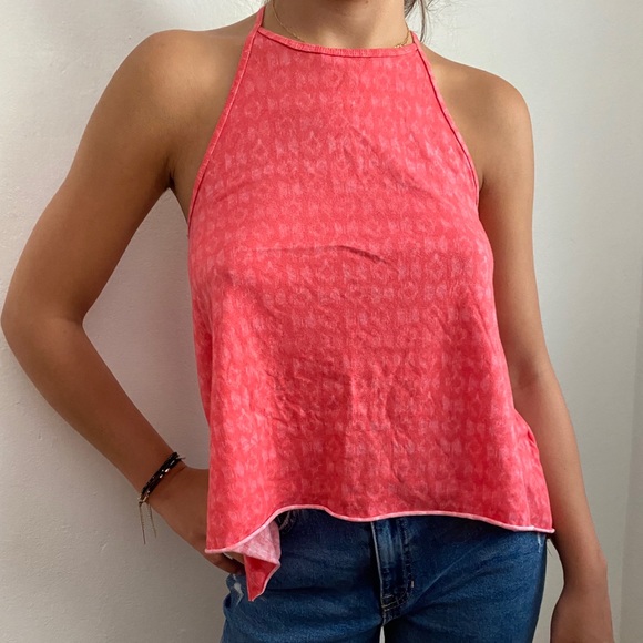 Hollister Tops - Peach Halter Top